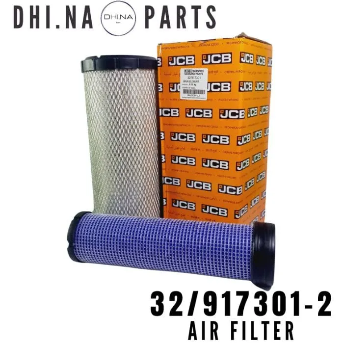 JCB Air Filter Set 32/917301-302 , 295/20179 , 02/971630 , 335/G1441 , 02/972005 , 334/L9704